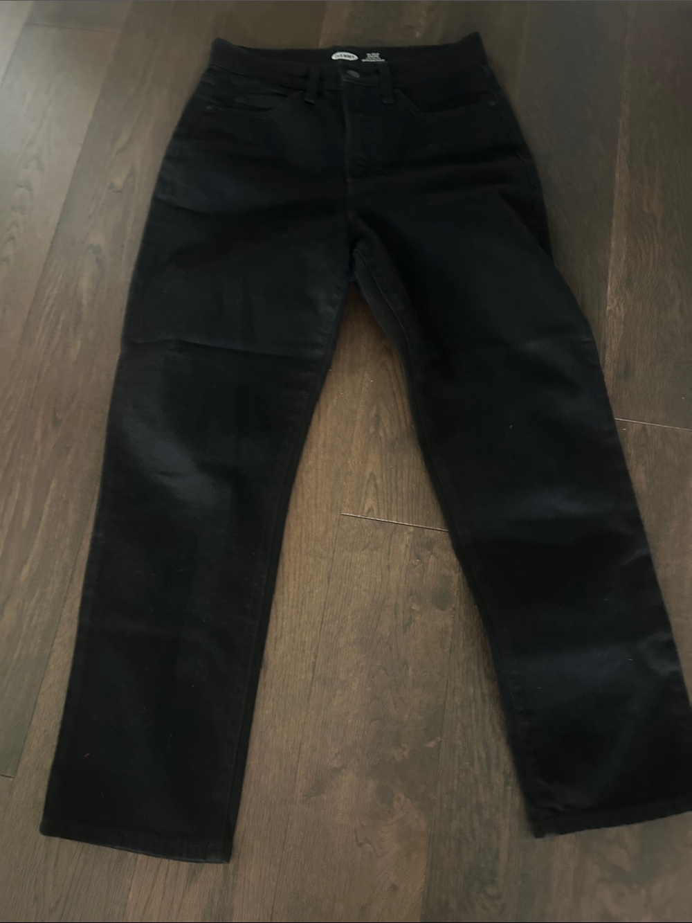 Old Navy Black Straight-Leg Women’s Jeans
